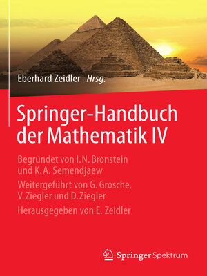 cover image of Springer-Handbuch der Mathematik IV